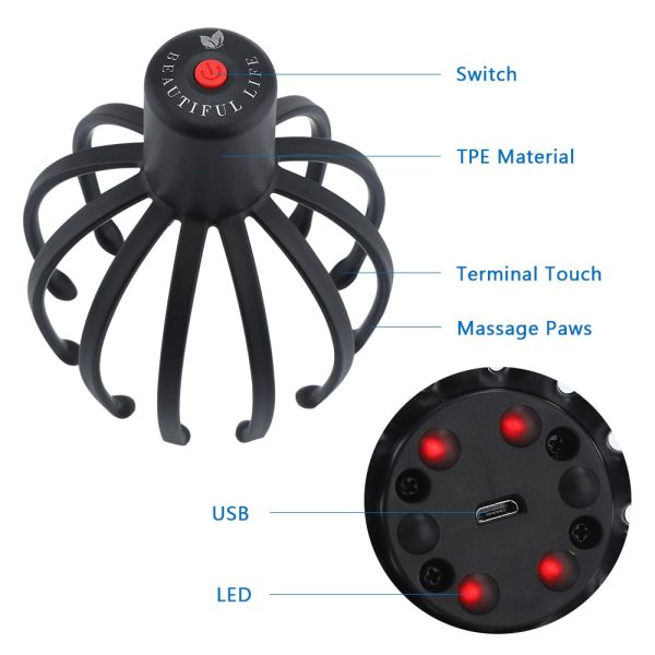 Vibrating head massager